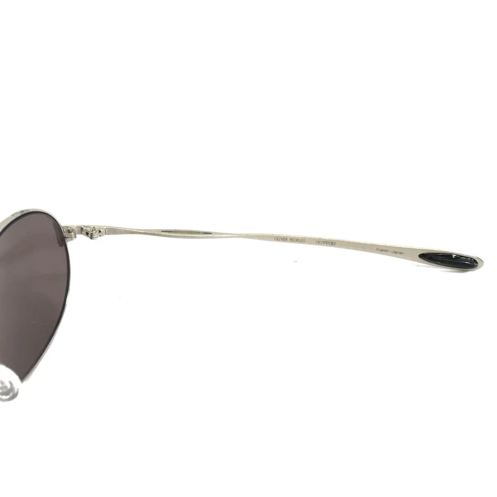 Vintage Oliver Peoples Sunglasses Whistle BC Brushed Chrome Brad Pitt Oceans 11